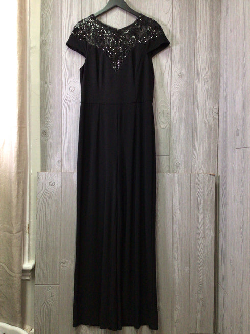 Adrianna Papell Jumpsuit Sequined Size 12